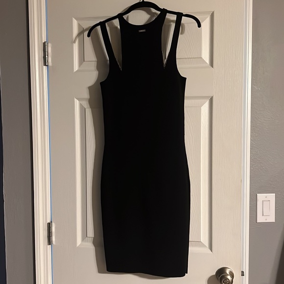 Guess Brand Black Bodycon Dress w/gold hardware in size M. - Picture 5 of 5